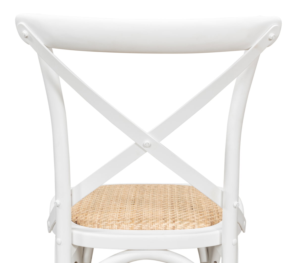 Tuileries Side Chair  White, by Sarreid, 1'10" length x 1'8" width x 2'11" height View 3