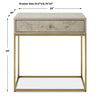 Pembrook Light Washed Side Table thumbnail 2