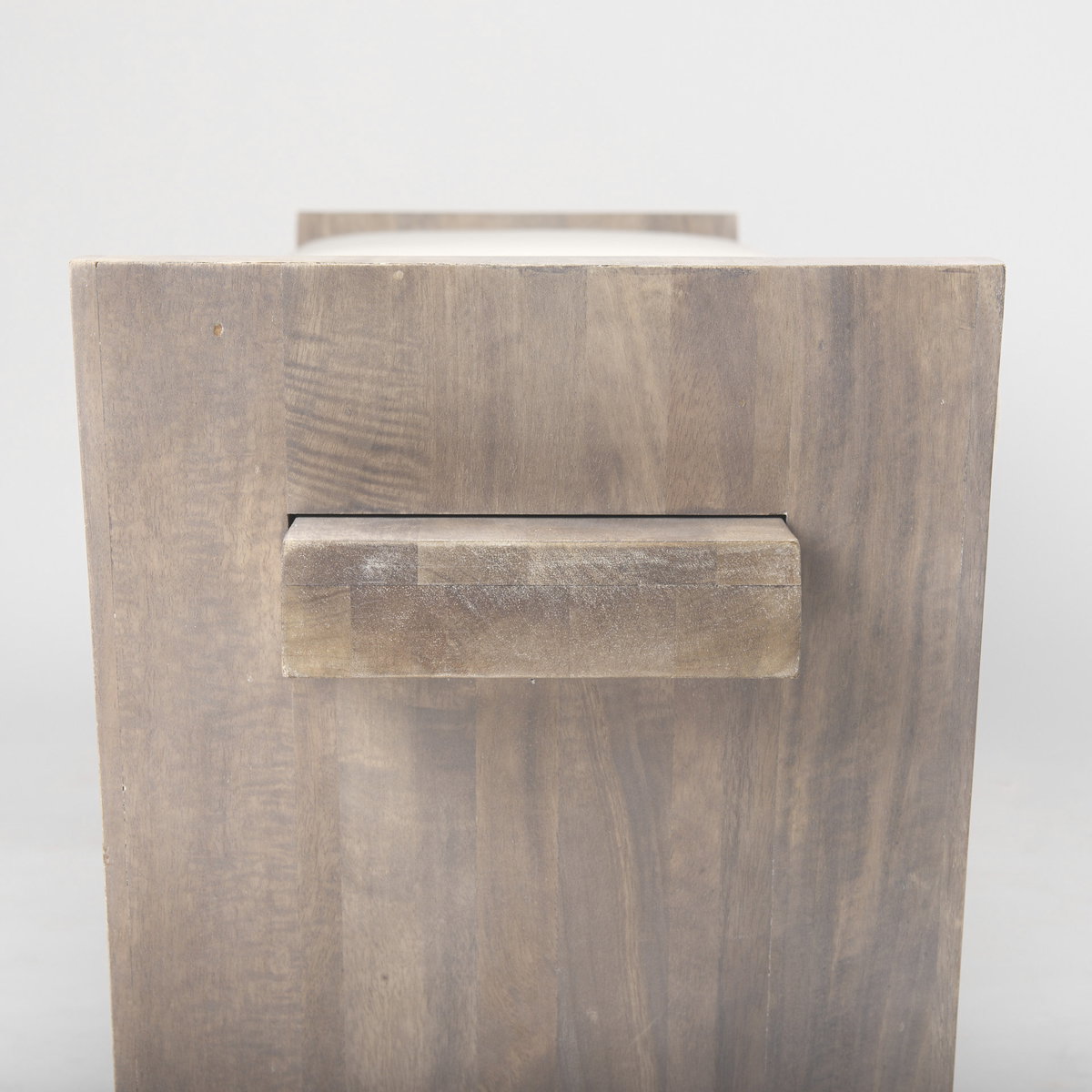 Elaine I 58L x 14.75W x 20H Brown Wood Upholstered Cream Seat Entryway Bench, Benche by Mercana, 58" length x 14.75" width x 20" height View 10