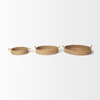 Ulana Set of 3 Round Nesting Seagrass Trays with Loop Handles, Decorative Tray by Mercana, 26.38" length x 26.38" width x 3.94" height thumbnail 3
