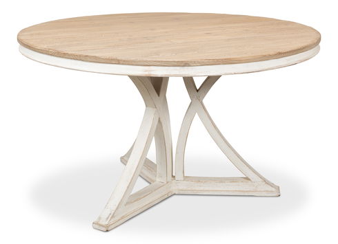 Flying Buttress Dining Table,Ant. White