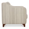 Hewitt Accent Chair Beige Stripe, by Moe's Home, 32" width x 31.5" height x 32" depth thumbnail 4