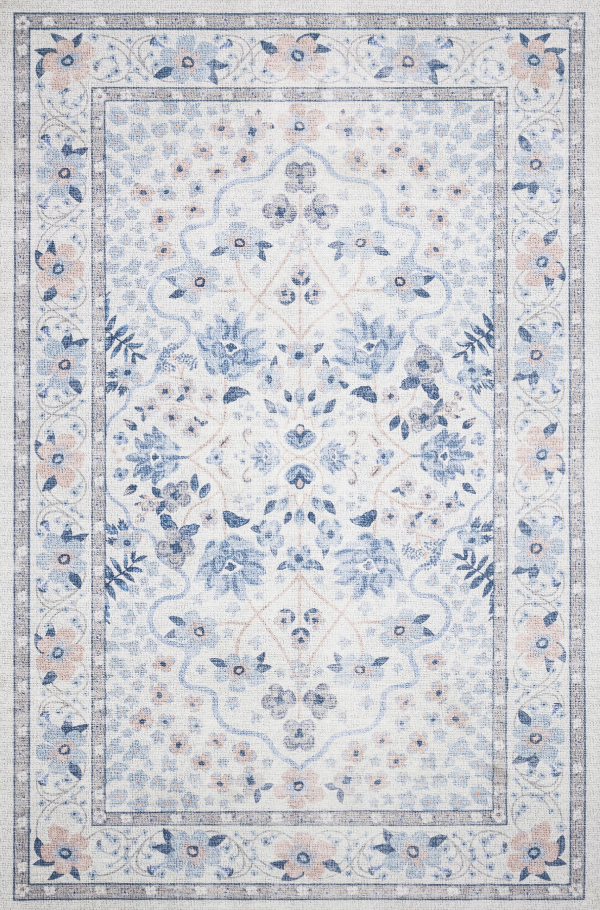 Rifle Paper Co. x Loloi Palais Rug, 5' length x 7'6" width