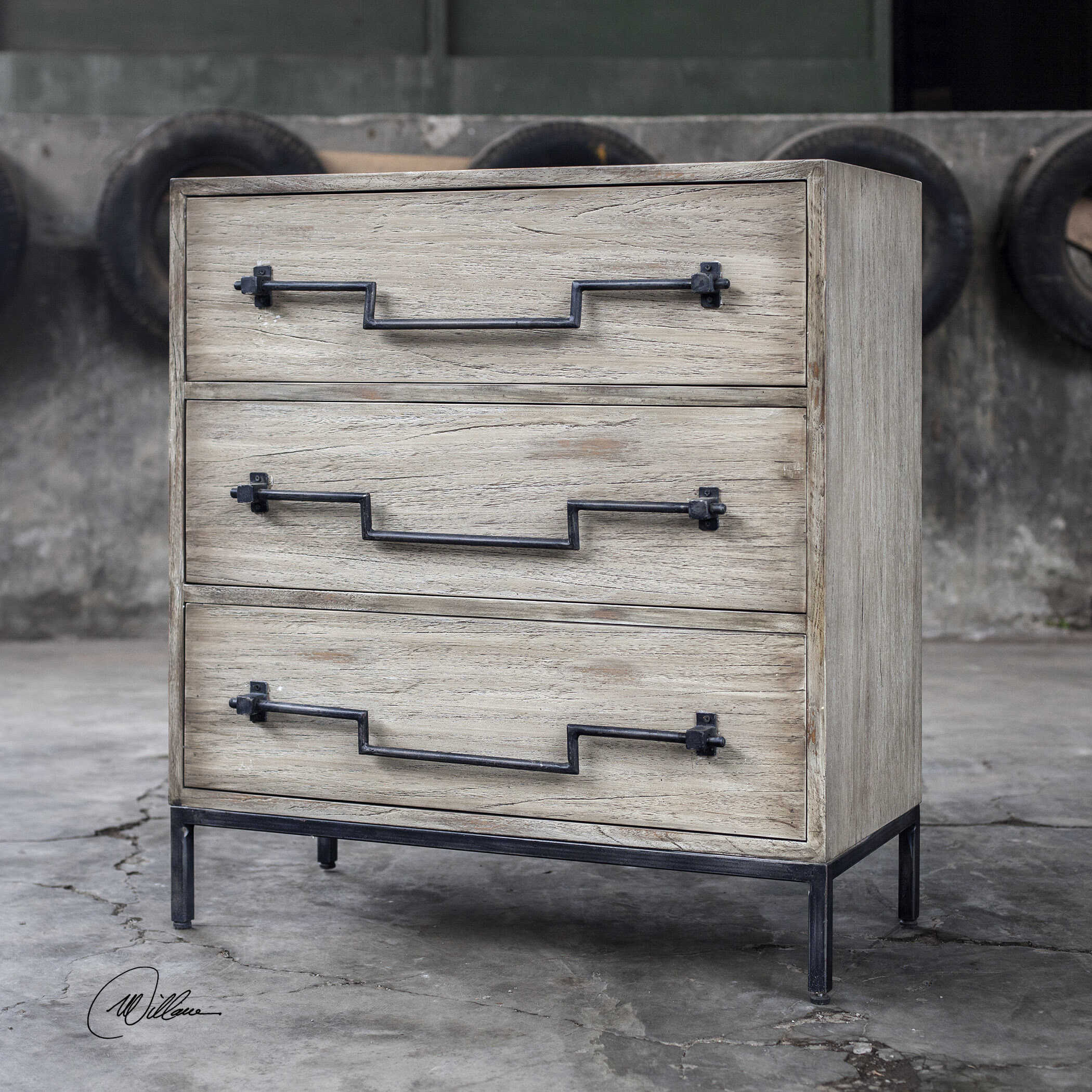 Jory Aged Ivory Accent Chest large image 