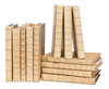 White Leather & Paper Books S/24, by Sarreid, 8" length x 2'6" width x 10" height thumbnail 3