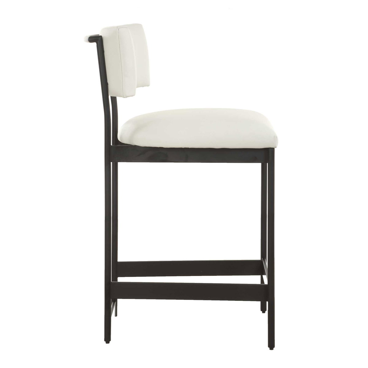 Apsley Black Counter Stool, Counter & Bar Stool by Uttermost, 18" width x 37" height x 22.5" depth View 4