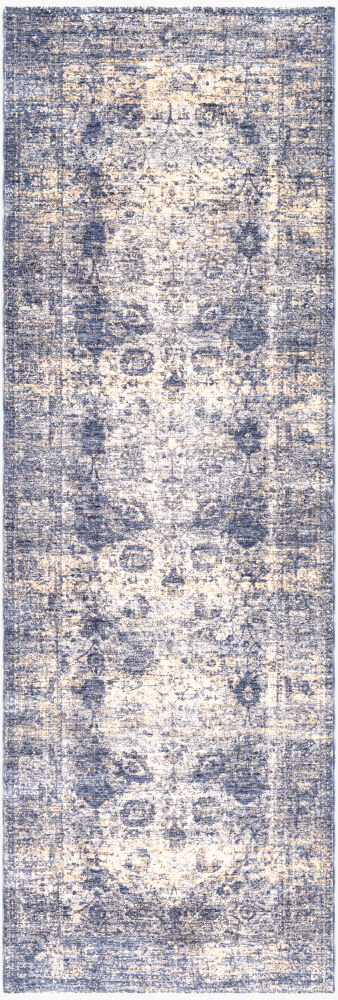 Lincoln Machine Woven Rug, by Surya, 10'0.08" length x 3'3.37" width