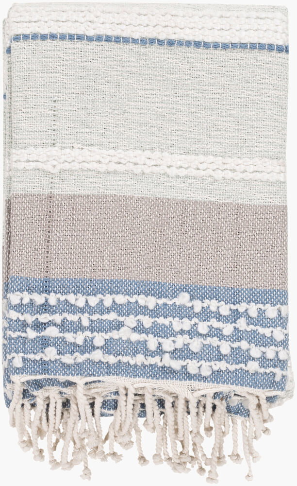 Manteo Throw, Blankets & Throw by Surya, 60" length x 50" width