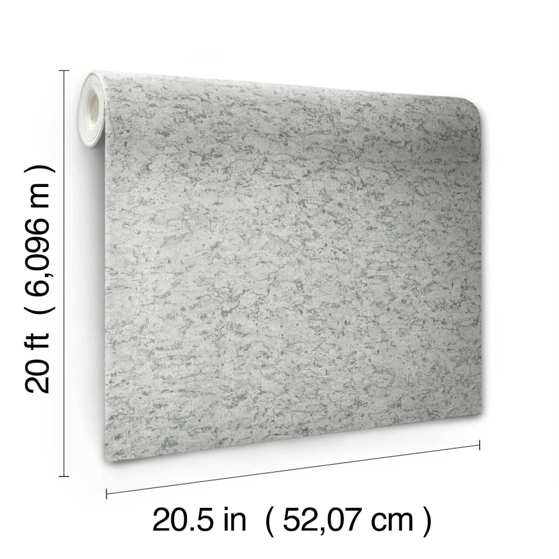 Shimmering Cork Grey Peel & Stick Wallpaper large image 