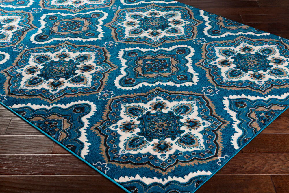 Clairmont Machine Woven Rug, by Surya, 1'3.75" length x 1'3.75" width