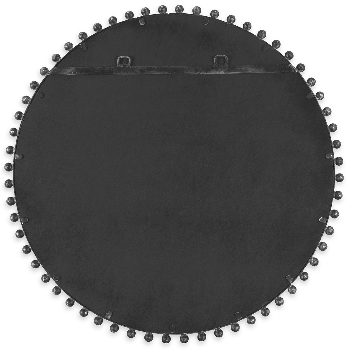 Taza Round Iron Mirror, by Uttermost, 32" width x 32" height x 1.13" depth View 7