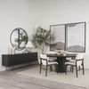 Fitzgerald 60' Round Brown Solid Wood Top & Base Dining Table thumbnail 1