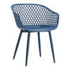 Piazza Outdoor Chair Blue - Set Of Two, by Moe's Home, 1'11.5" width x 2'7.5" height x 1'10.5" depth thumbnail 5