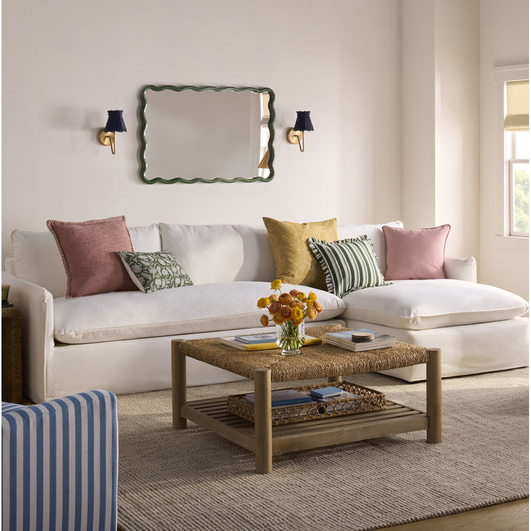 Naturals Lucia Ivory & White Area Rug large image 