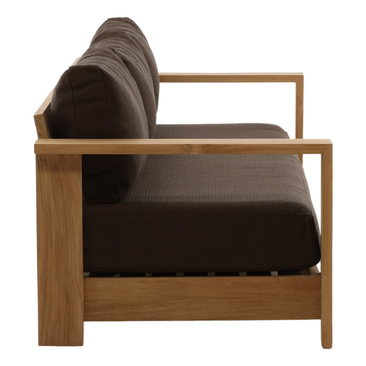 Naya Outdoor Sofa Brown, Sofas & Sectional by Dovetail, 94.5" width x 29.92" height x 33.46" depth View 3