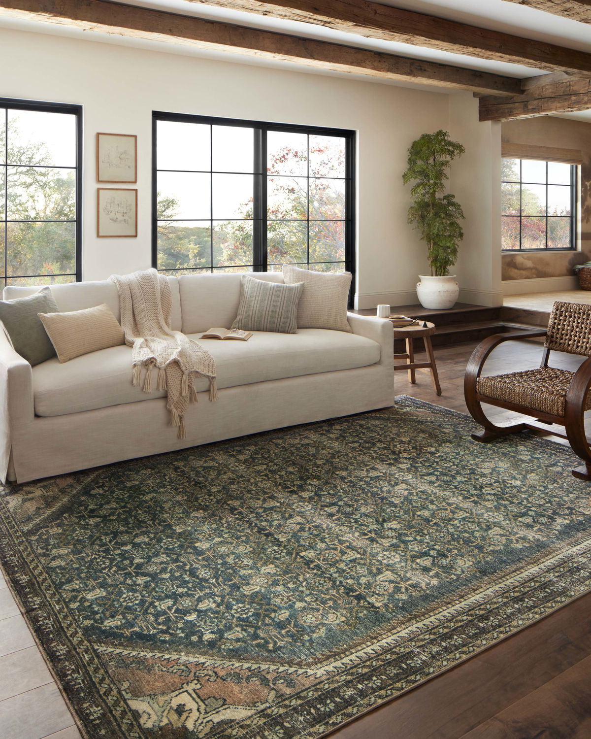 Magnolia Home by Joanna Gaines x Loloi Banks Rug, 2' length x 5' width View 5