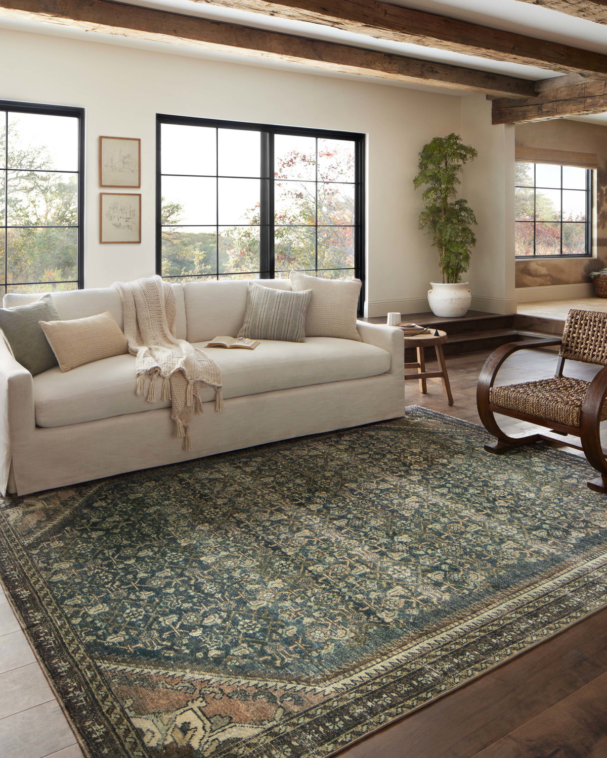 Magnolia Home by Joanna Gaines x Loloi Banks Rug, 2'6" length x 7'6" width View 5