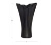 Yeri Cast Aluminum Vase Black, by Moe's Home, 8" width x 13.5" height x 8" depth thumbnail 6