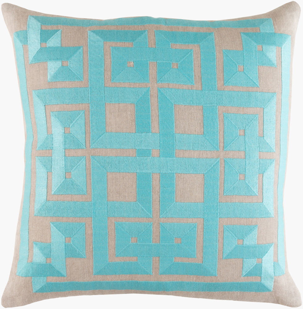 Gramercy Accent Pillow Down, Decorative Pillow by Surya, 18" length x 18" width