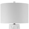 Sinclair White Table Lamp, by Uttermost, 15" width x 26" height x 15" depth thumbnail 5