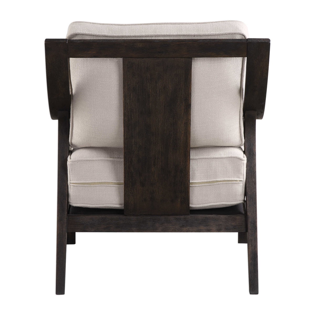 Lyle Beige Accent Chair, by Uttermost, 27.75" width x 32" height x 32" depth View 7