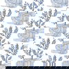 Seedlings Blue Peel & Stick Wallpaper thumbnail 0