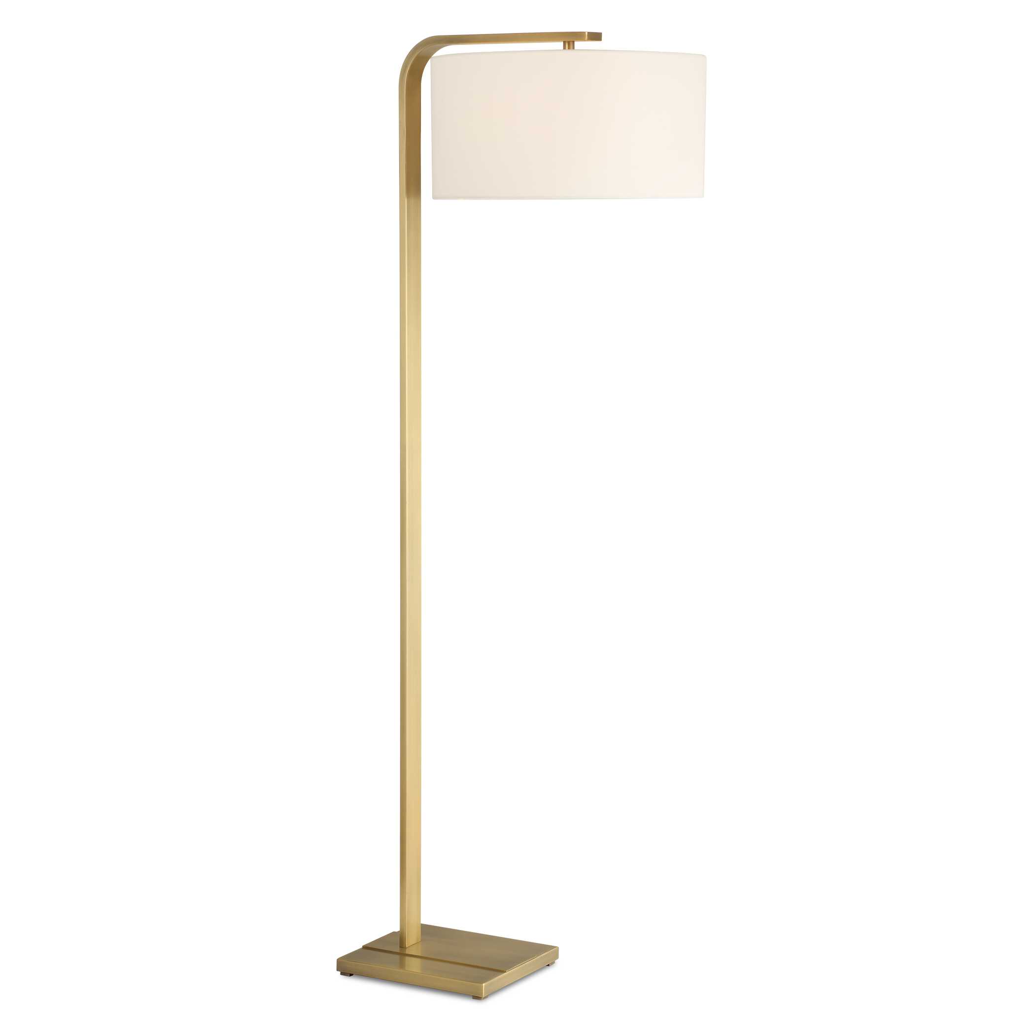 Laight Antique Brass Floor Lamp, by Uttermost, 18" width x 64.5" height x 18" depth View 1