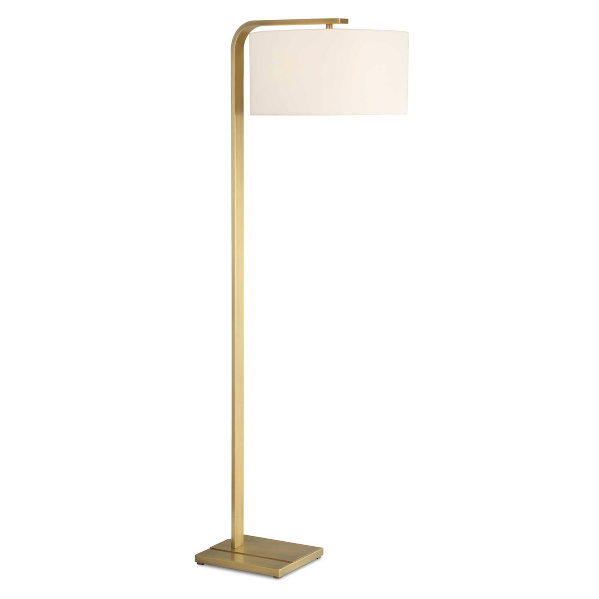 Laight Antique Brass Floor Lamp, by Uttermost, 18" width x 64.5" height x 18" depth View 1