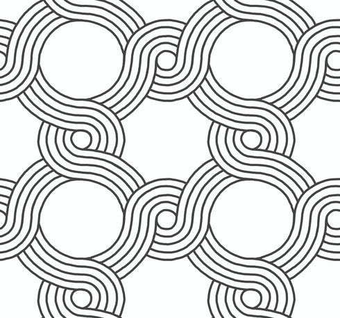 The Twist Black Wallpaper