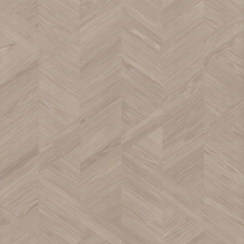 Interlocking Wood Taupe Wallpaper