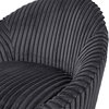 Crue Gray Fabric Swivel Chair, Accent Chair by Uttermost, 29.2" width x 32" height x 31" depth thumbnail 9