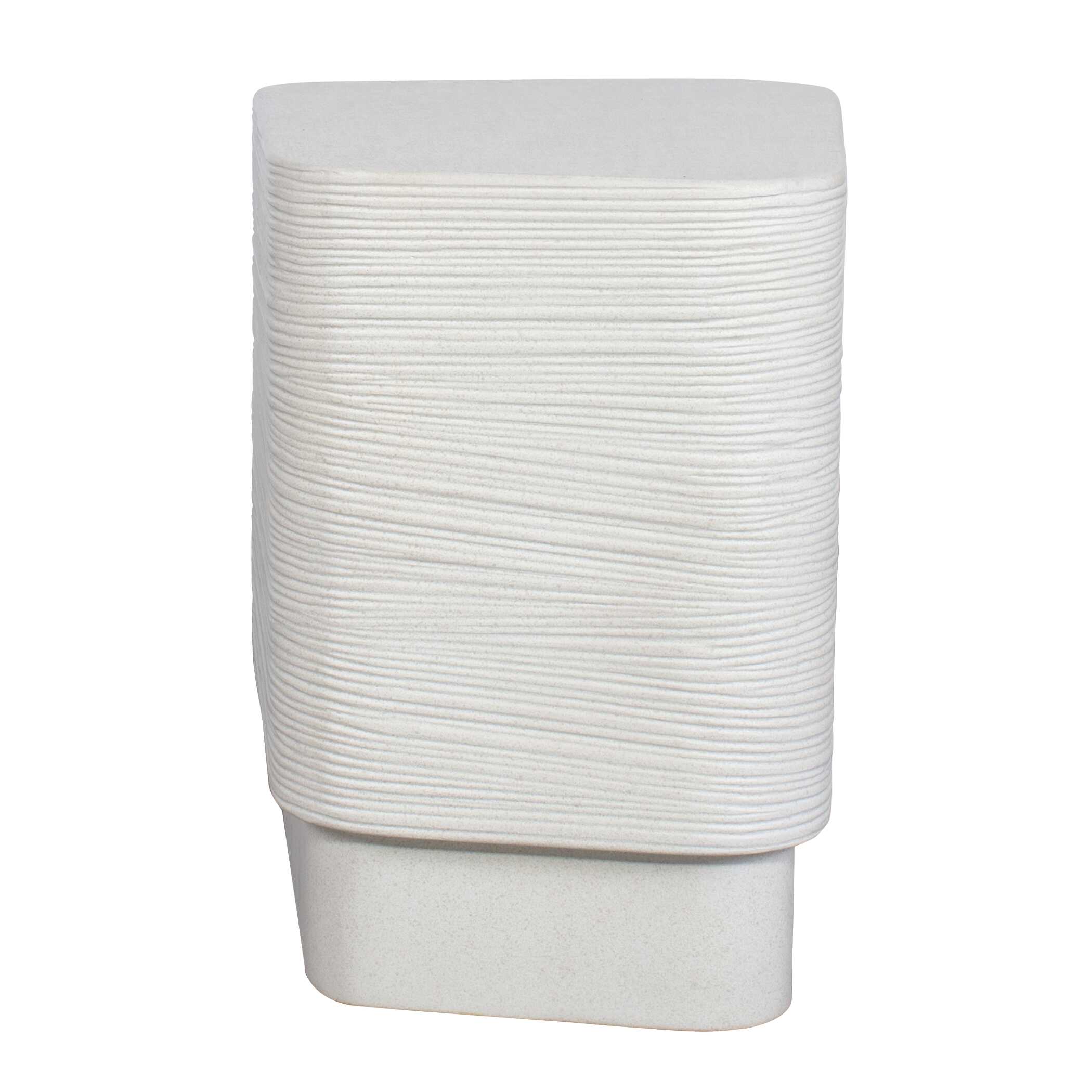 Saltwater Concrete Side Table, Furniture by Uttermost, 22" width x 17.75" height x 14.25" depth View 7