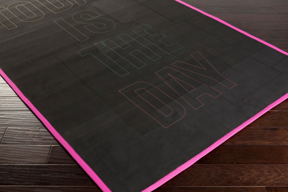 Metal Handmade Rug, by Surya, 6' length x 4' width