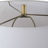 Meltdown Ivory Teal Table Lamp, by Uttermost, 16" width x 28.5" height x 16" depth thumbnail 7