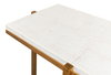 Shagreen Console Table  Osprey White, by Sarreid, 1'2" length x 5' width x 2'10" height thumbnail 3
