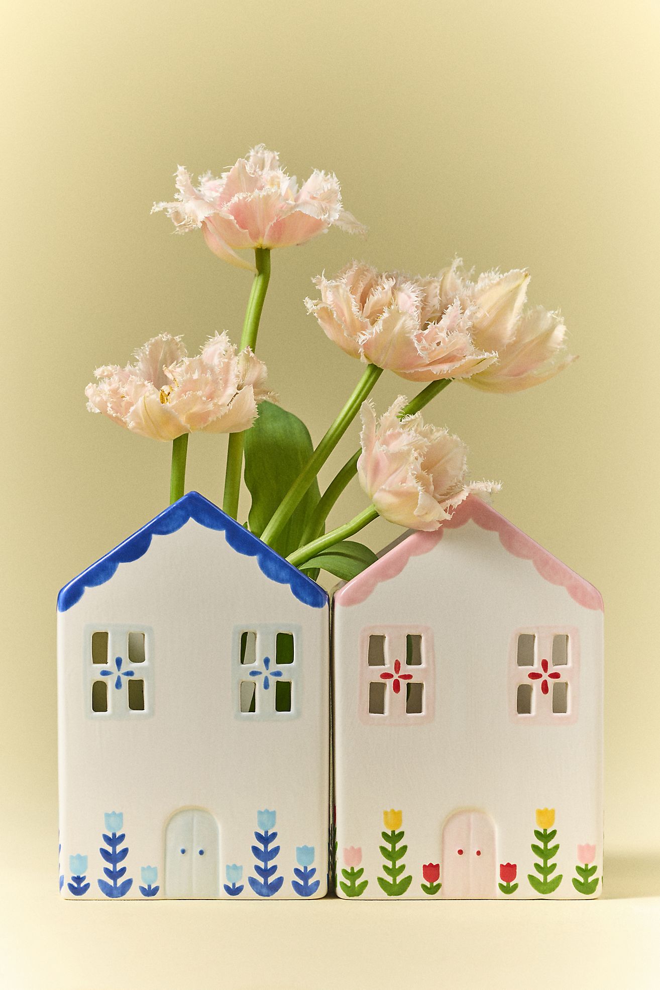 Online Designer Bedroom Ruby Clay Ceramic Tulip House Vase