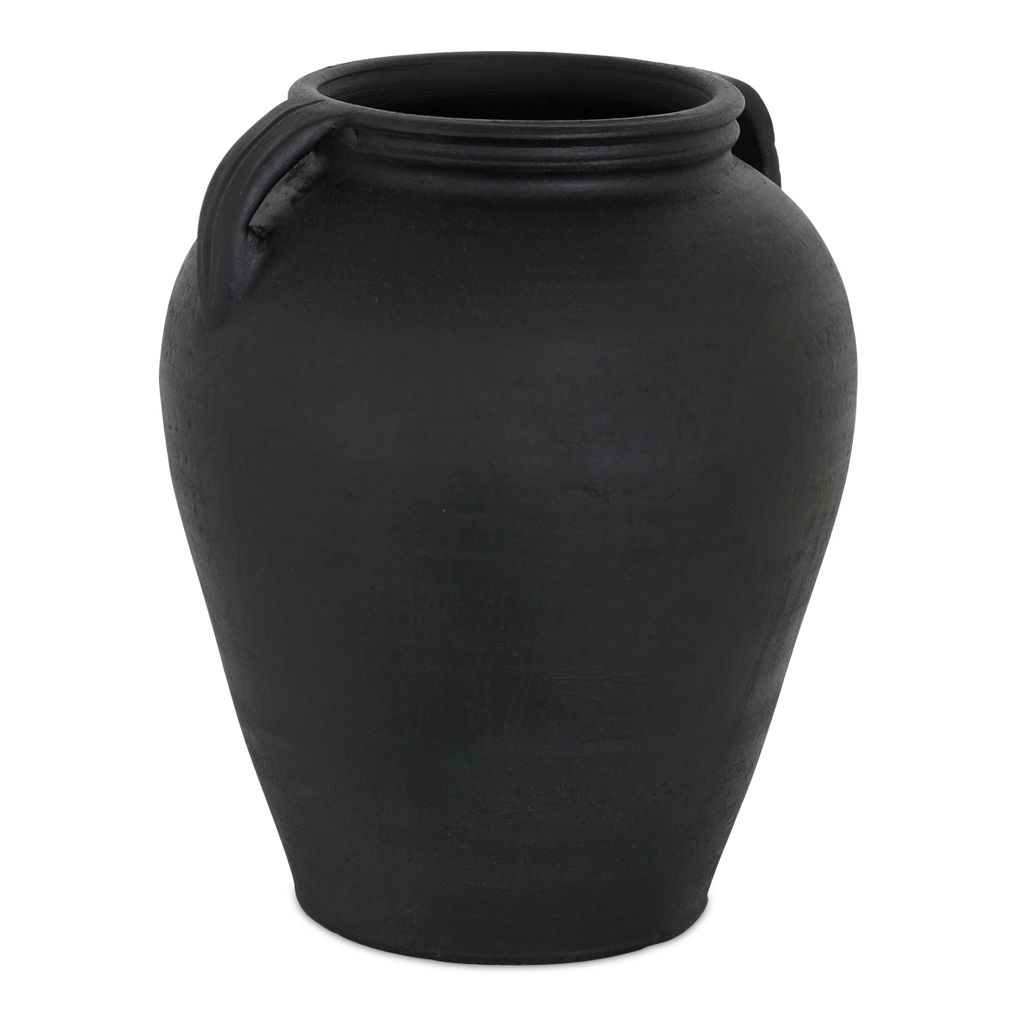 Jovi Vase Black Terracotta large image 