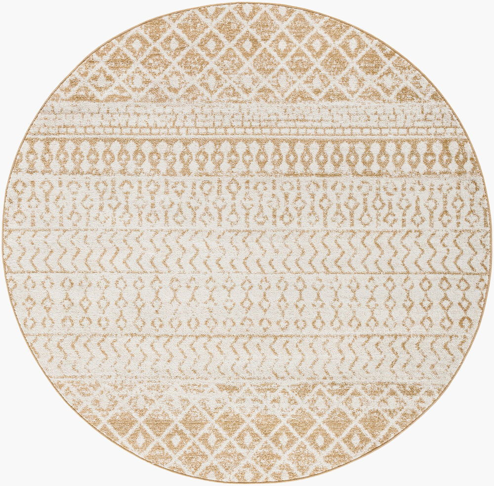 Elaziz Machine Woven Rug, by Surya, 5'10.87" length x 5'10.87" width