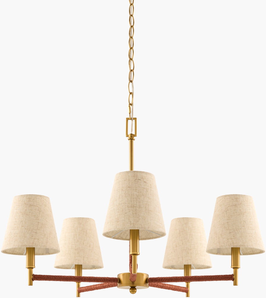 Majen Chandelier, by Surya, 27" length x 27" width x 19" height