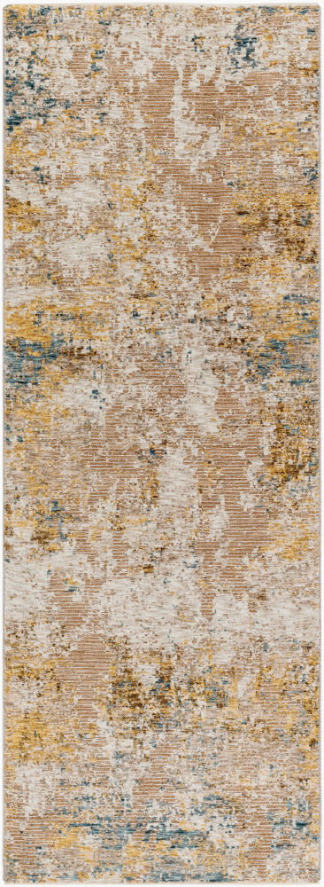 Reina Machine Woven Rug, by Surya, 7'2.61" length x 2'7.5" width