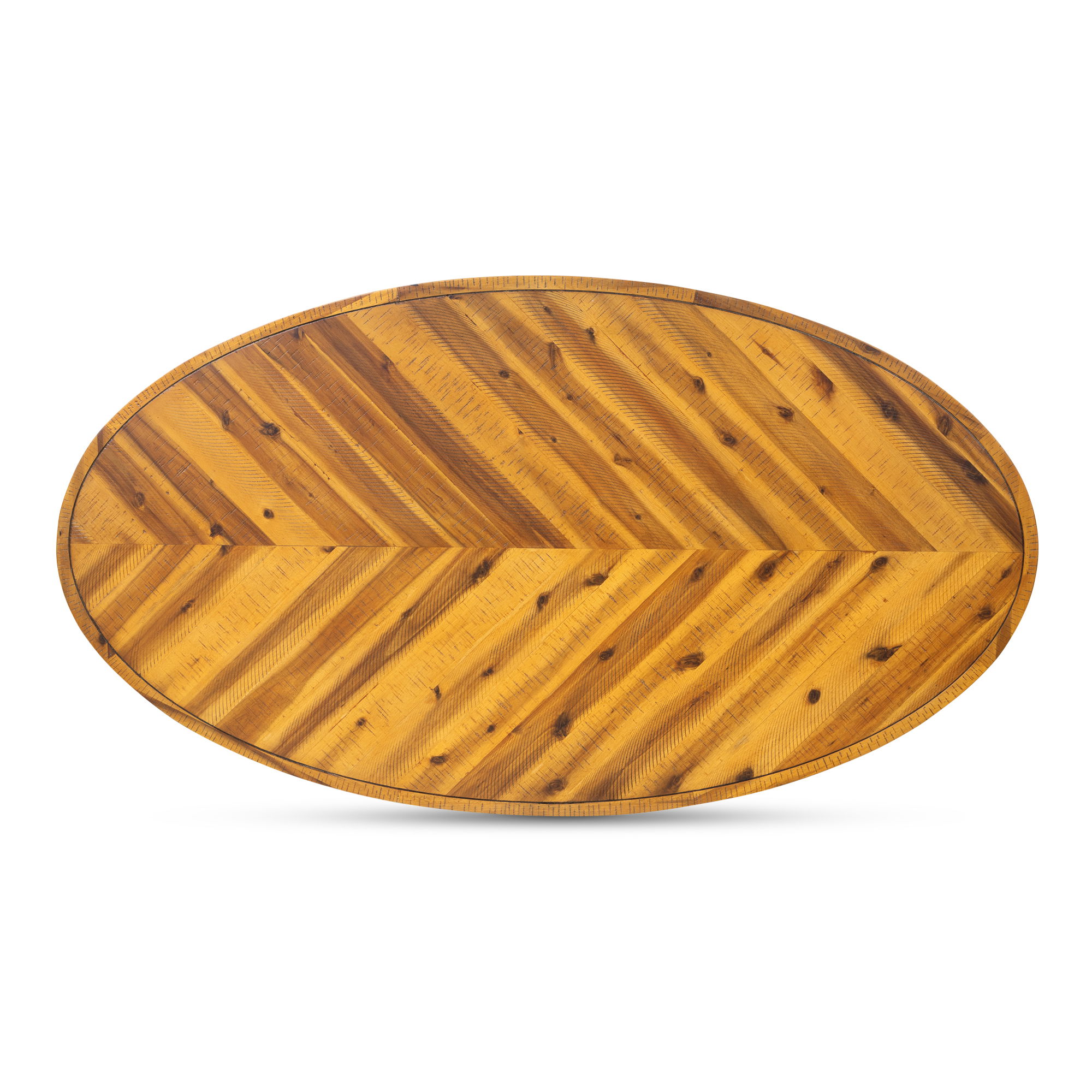 Parq Oval Coffee Table Amber large image 