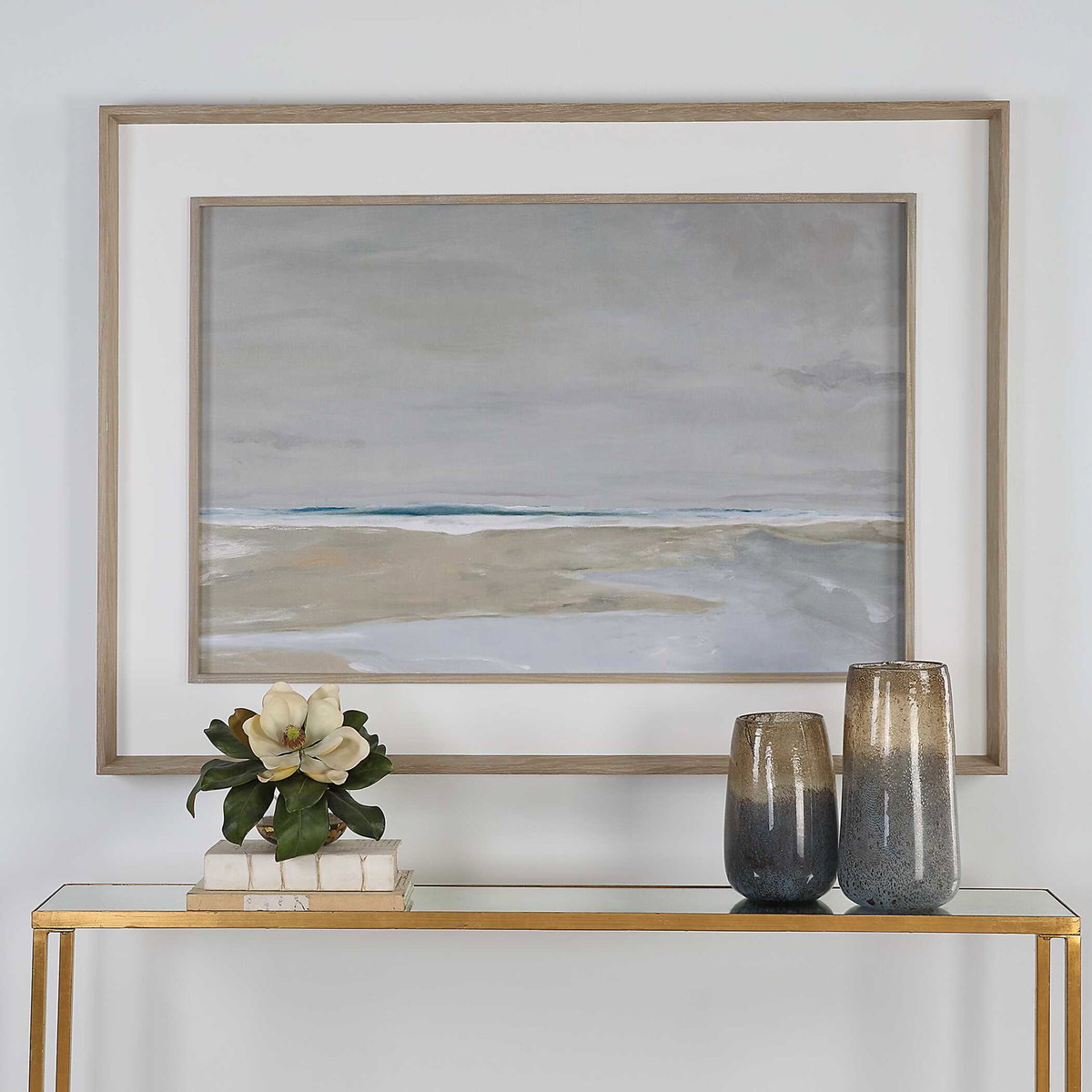 Oregon Coast Framed Print, Art by Uttermost, 56.37" width x 41.37" height x 2.5" depth View 4