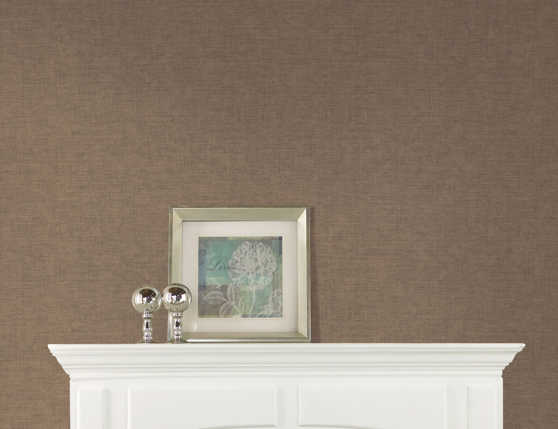 Wire Mesh Brown Wallpaper large image 