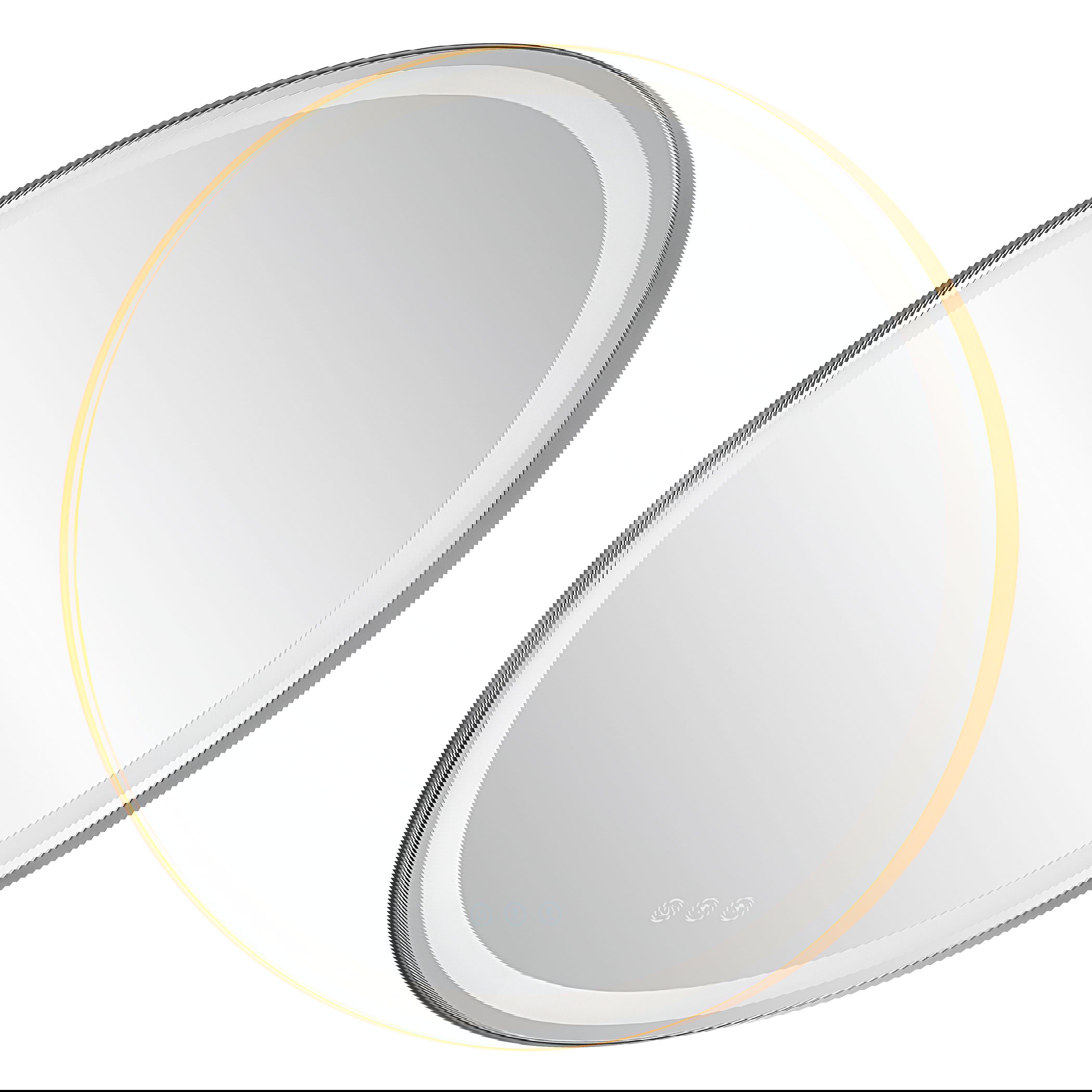 Crofton Lighted Brass Round Mirror, by Uttermost, 32" width x 32" height x 2.12" depth View 12