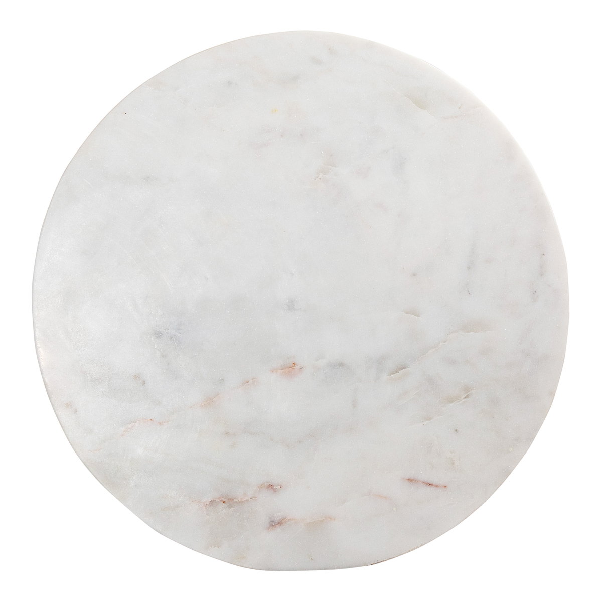 Grace Accent Table White Marble, Side & End Table by Moe's Home, 14" width x 20" height x 14" depth View 4