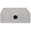 Lalique White Shagreen Box, Boxe by Uttermost, 12.87" width x 4.5" height x 9" depth thumbnail 1