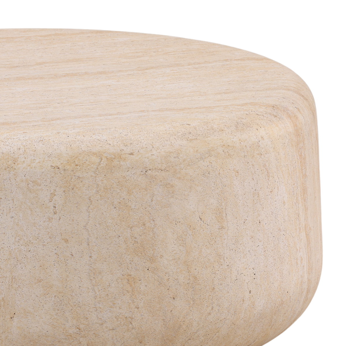 Kassia Coffee Table Natural, by Dovetail, 35.5" width x 16" height x 35.5" depth View 3