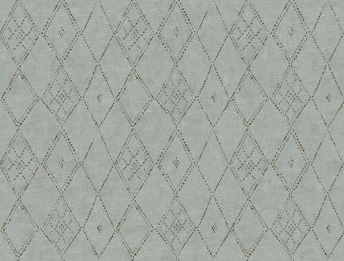 Souk Diamonds Sage Wallpaper