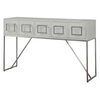 Abaya White Console Table, by Uttermost, 54" width x 32" height x 14" depth thumbnail 4