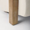 Sovereign Beige Fabric Seat and Wood Frame Accent Chair thumbnail 12
